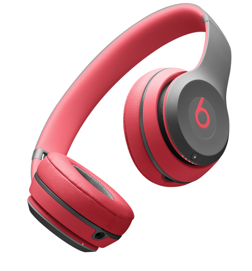 beats solo2 wireless red