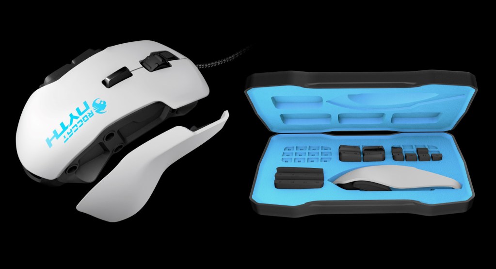 roccat-nyth mouse + buttons black background