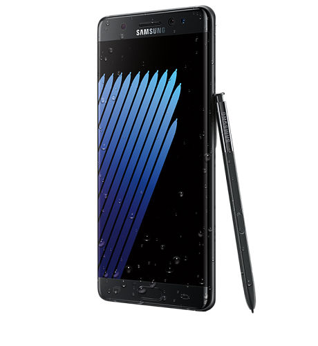 Samsung Galaxy Note 7 Black Onyx - Wet 1- Cruz #GalaxyNote7