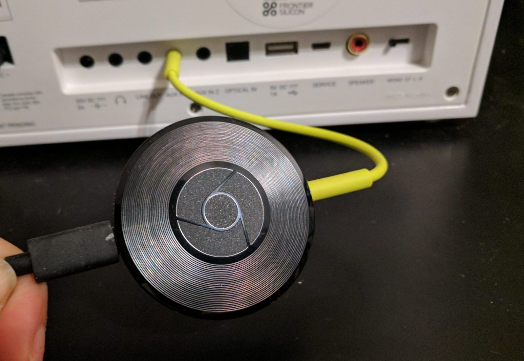 Google Chromecast Audio - Plugged in - Best Buy 
