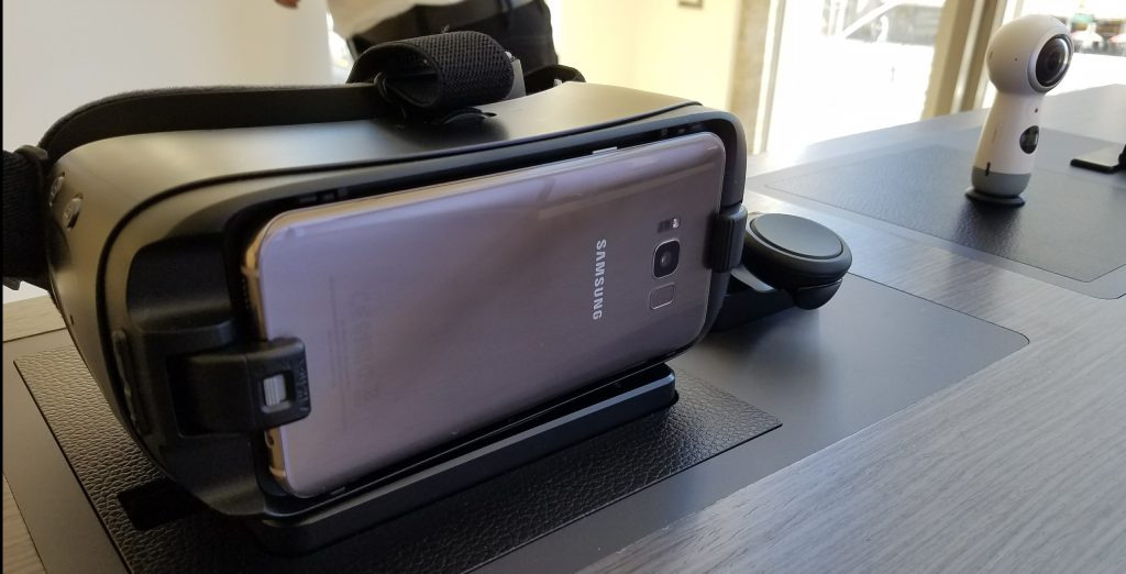 Samsung VR headset and Gear 360 camera 2nd gen)
