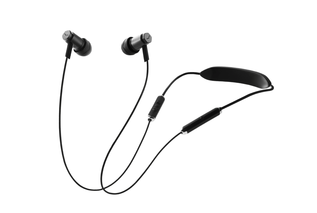 V-MODA Forza Metallo Wireless Neckband Bluetooth Headphones Gunmetal Black 