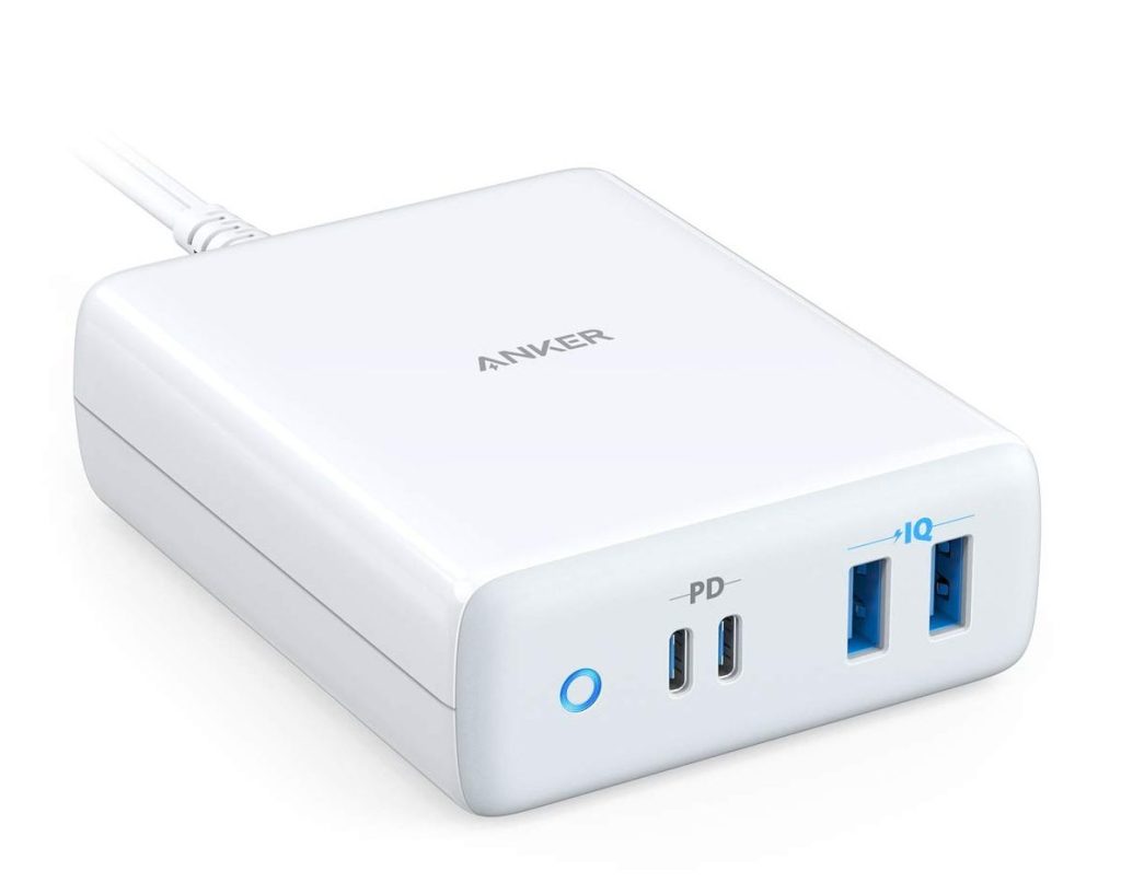 White Anker Atom PD 4 Charging station with four ports